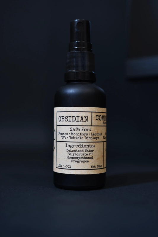 Obsidian - Warm, Alcohol-Free Screen Cleaner